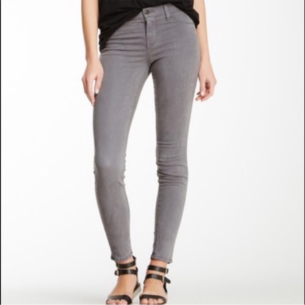 J Brand Grey Skinny Jeans